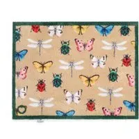 Bugs & Butterflies Doormat - Beige