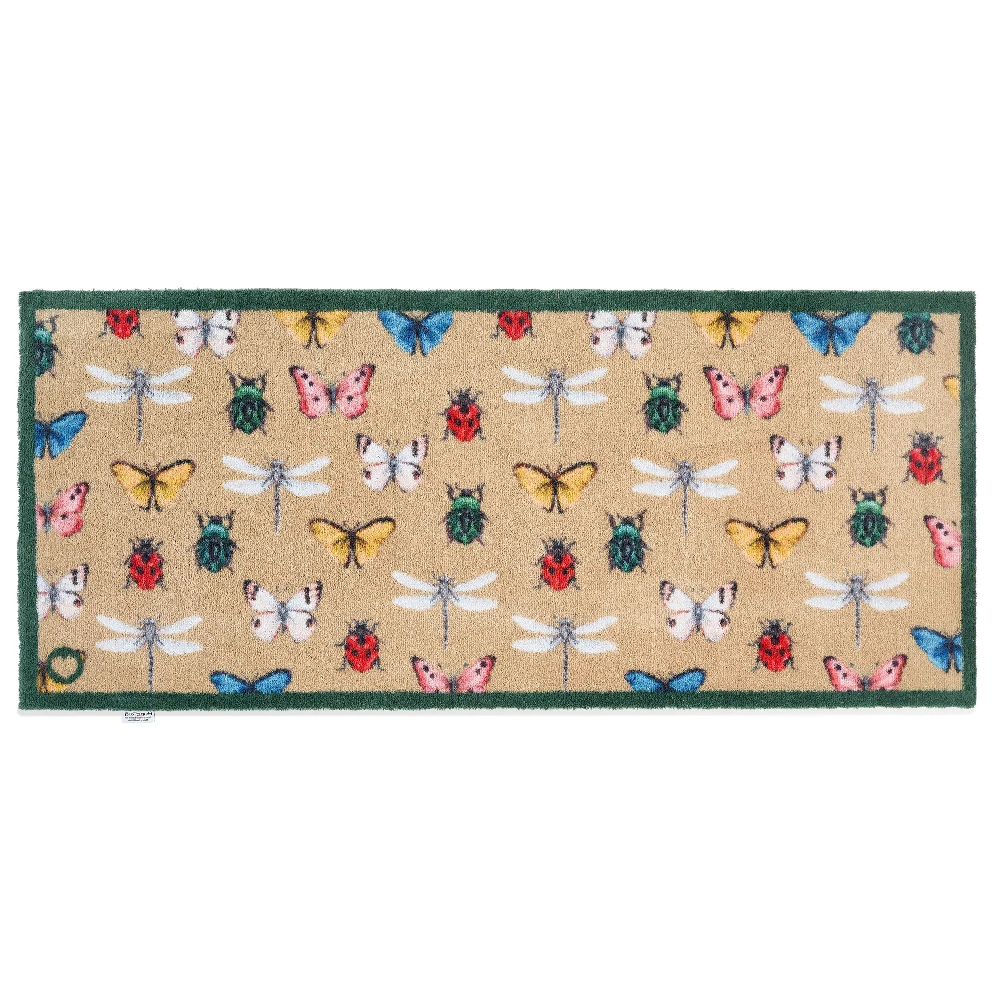 Bugs & Butterflies Runner - Beige