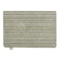 Candy Green Stripe Washable Doormat - Green, Cotton