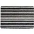 Candy Monochrome Striped Washable Doormat - Multicolour