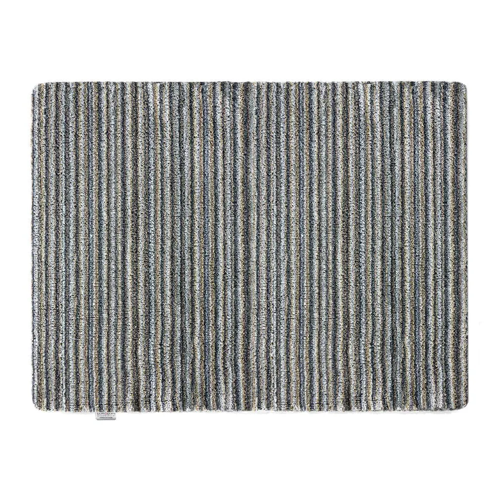 Candy Portland Stripe Washable Doormat - Beige