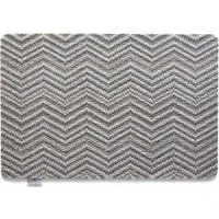 Candy Portland Zig Zag Washable Doormat - Beige