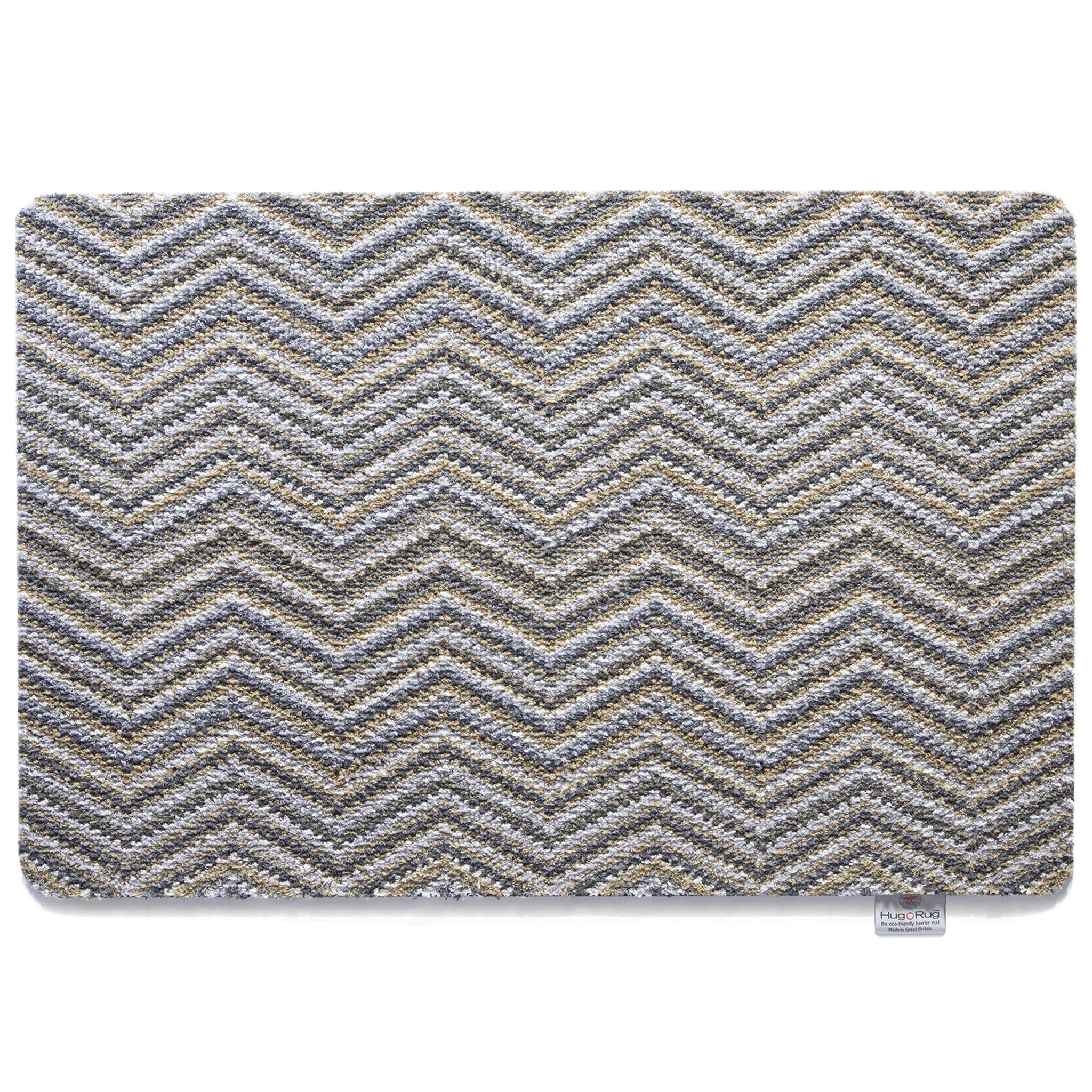 Candy Portland Zig Zag Washable Doormat - Beige image