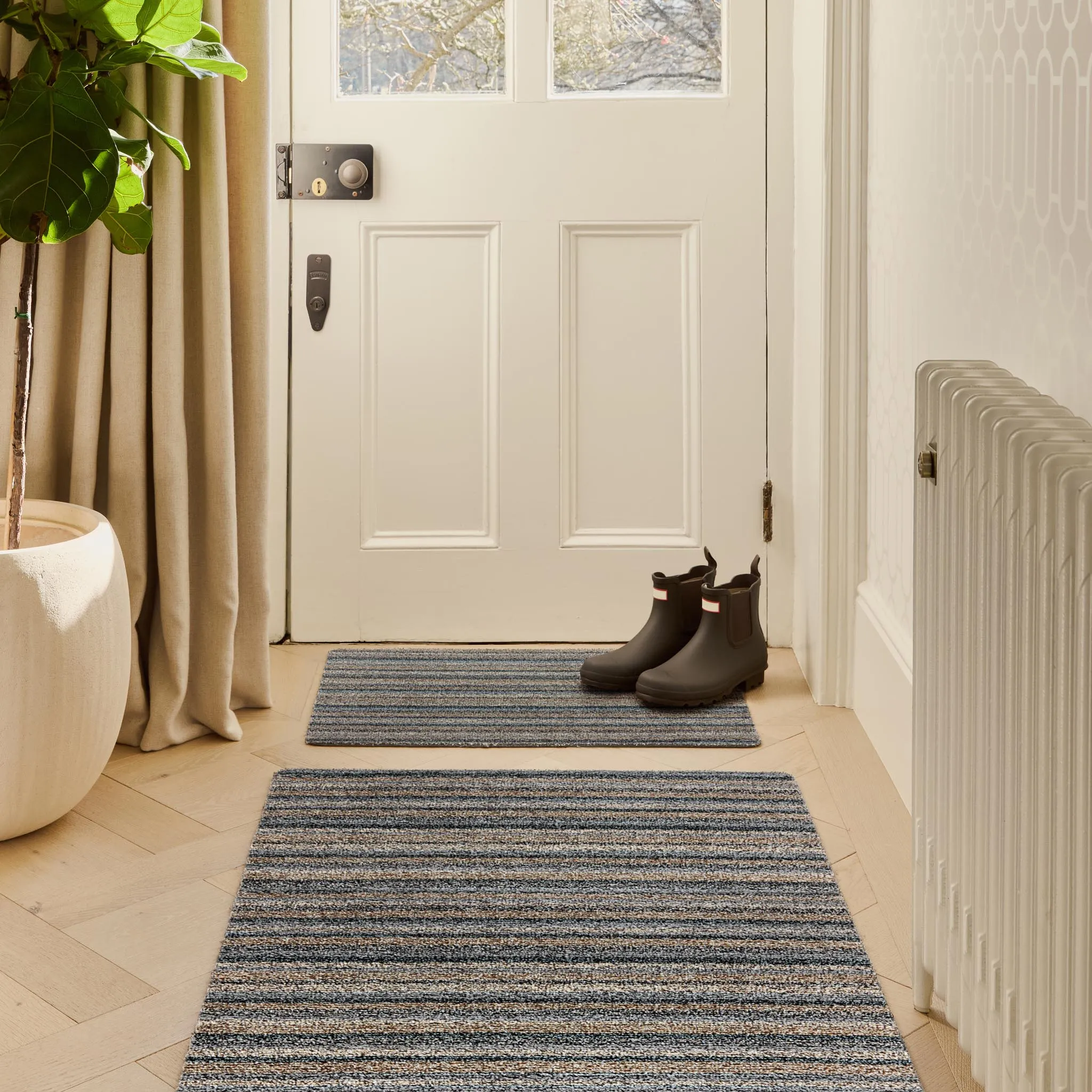 Hug Rug Candy Ribbon Stripe Washable Doormat - Recycled Cotton product