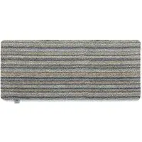 Candy Ribbon Stripe Washable Runner - Grey, Cotton