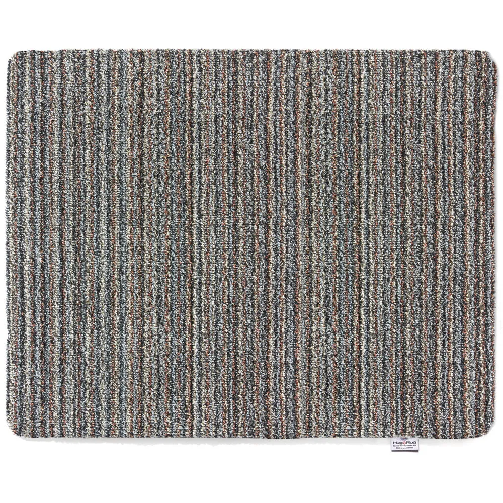 Candy Rocks Striped Washable Doormat - Beige, Cotton
