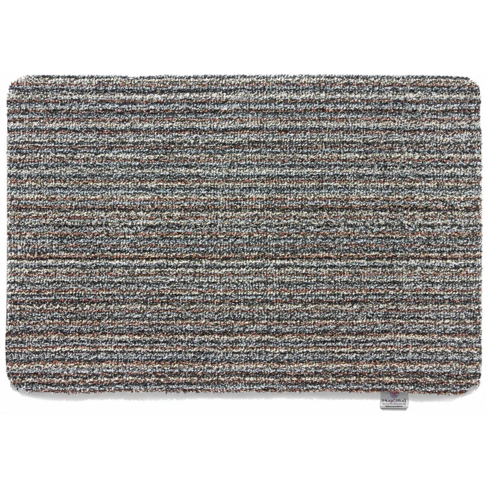 Candy Rocks Striped Washable Doormat - Beige, Cotton image