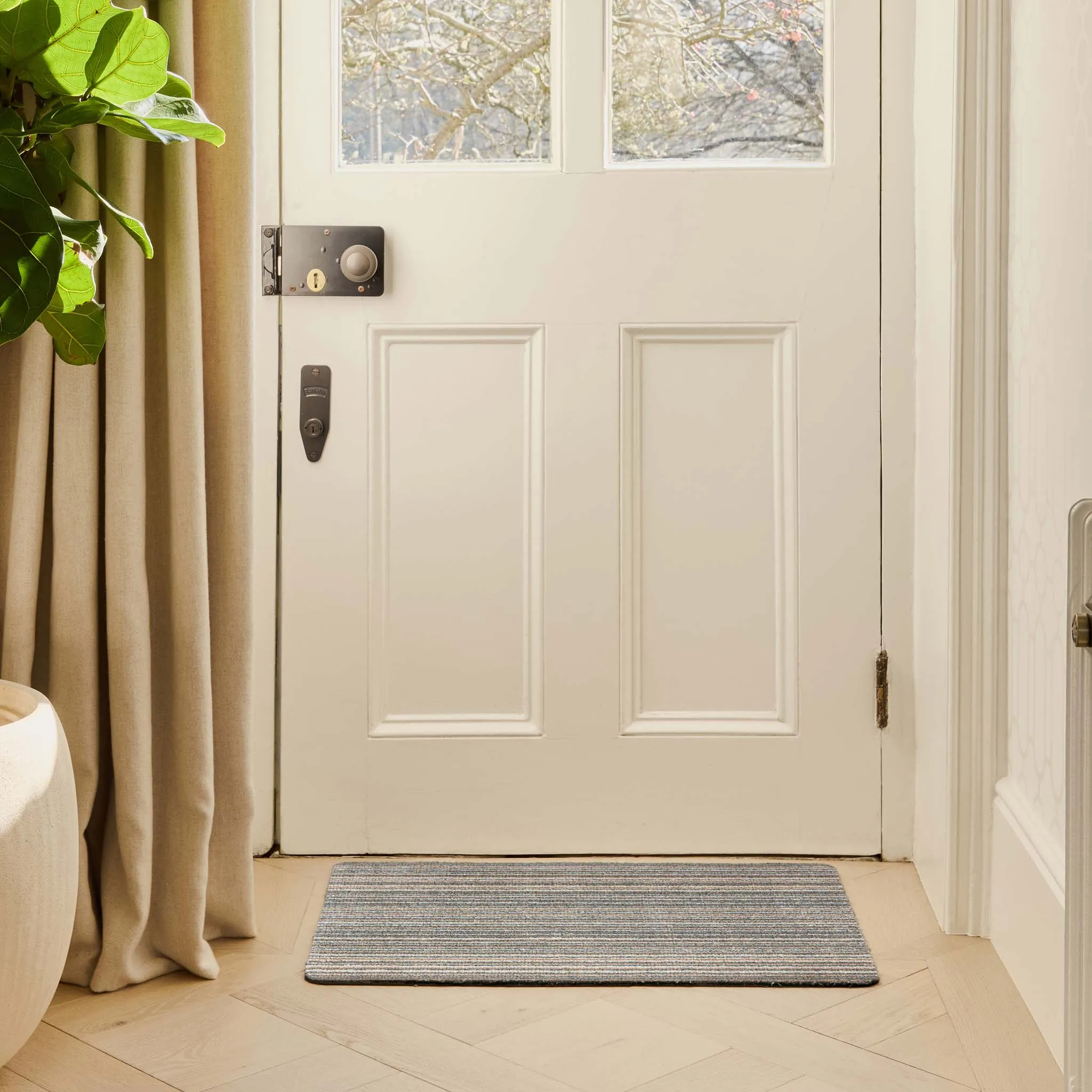 Hug Rug Candy Sand Stripe Washable Doormat - Recycled Cotton product