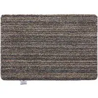 Candy Slate Stripe Washable Doormat - Beige, Cotton