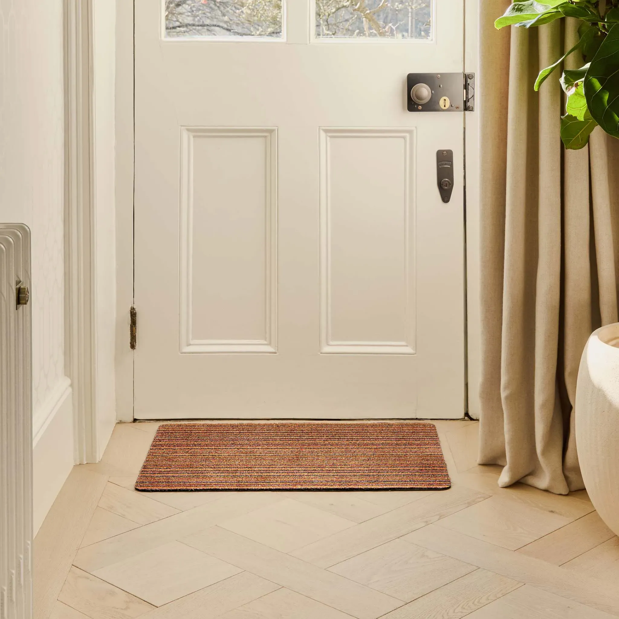 Hug Rug Candy Spring Stripe Washable Doormat - Recycled Cotton product