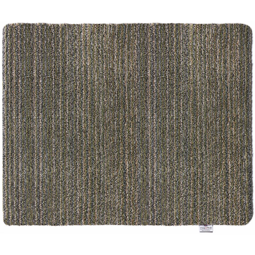 Candy Stripe Doormat - Sage Green, Cotton