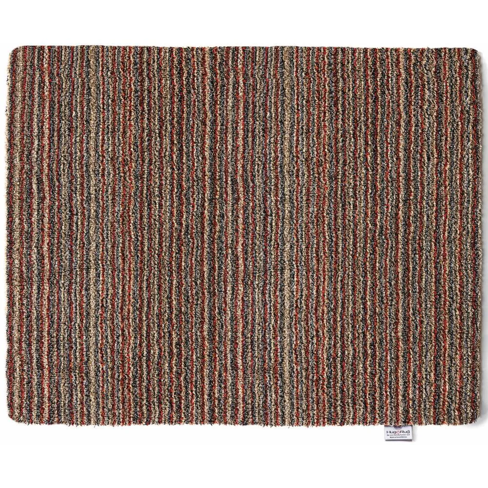 Candy Stripe Washable Doormat - Multi, Cotton
