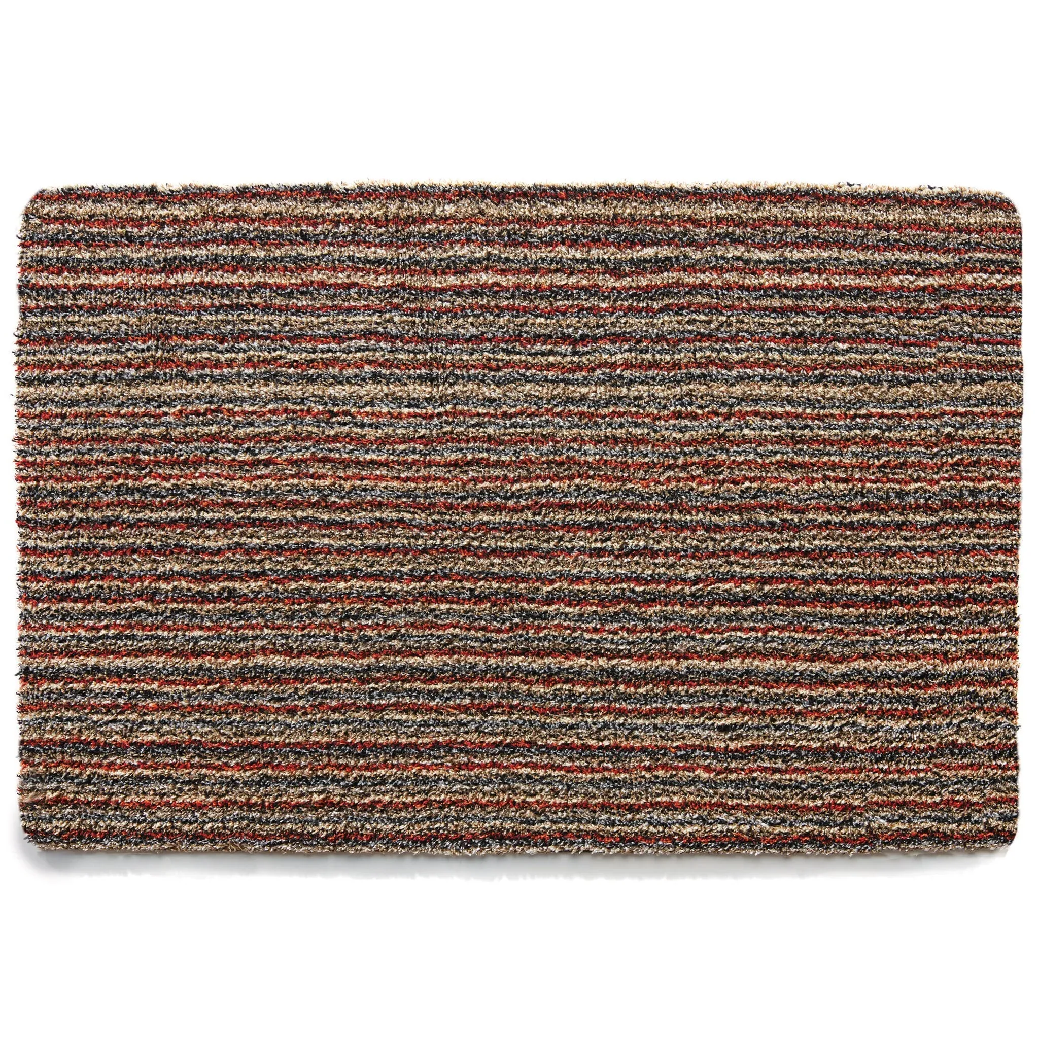 Candy Stripe Washable Doormat - Multi, Cotton image