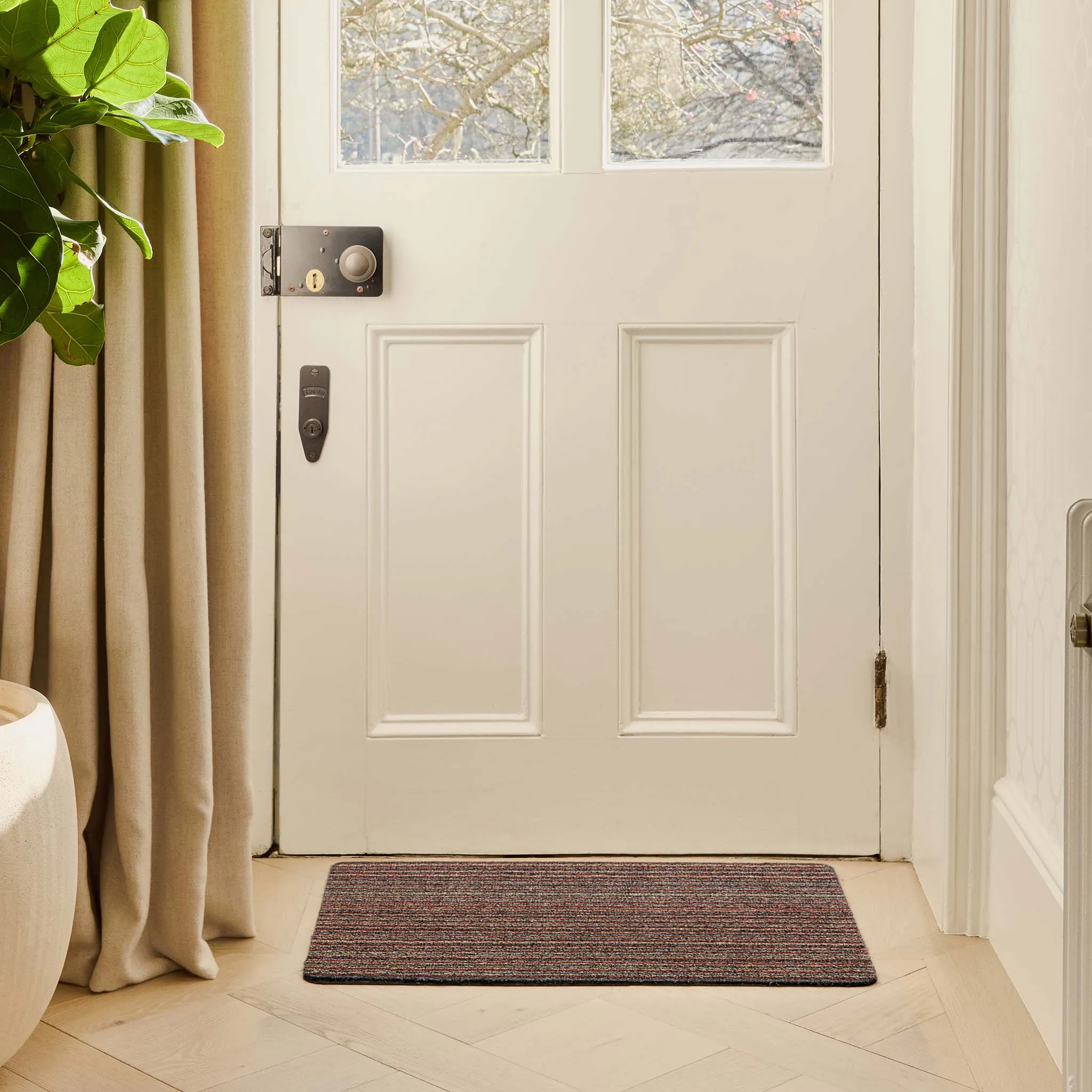 Hug Rug Candy Stripe Washable Doormat - Recycled Cotton product