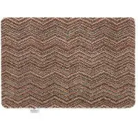 Candy Zig Zag Washable Doormat - Red