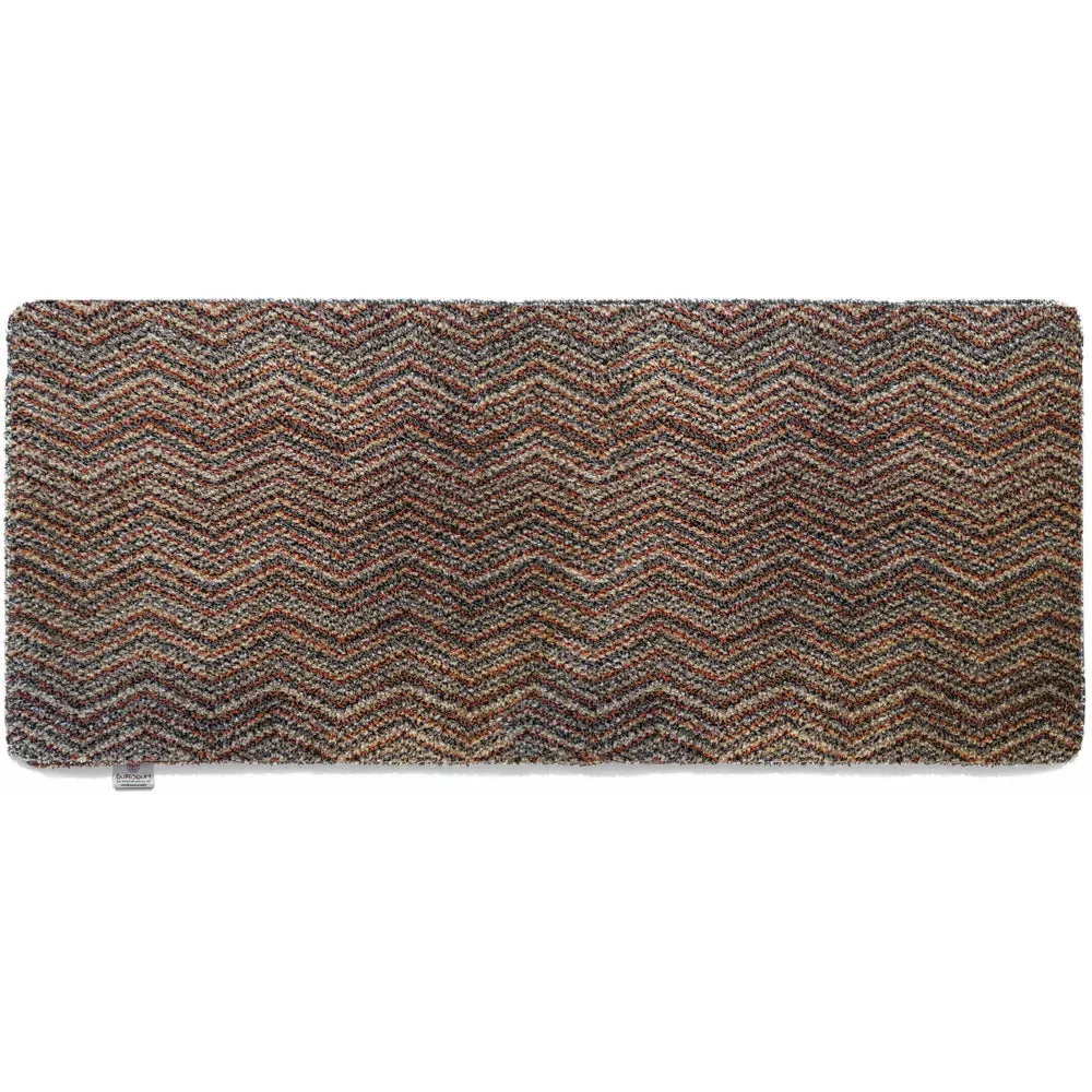 Candy Zig Zag Washable Runner - Red image