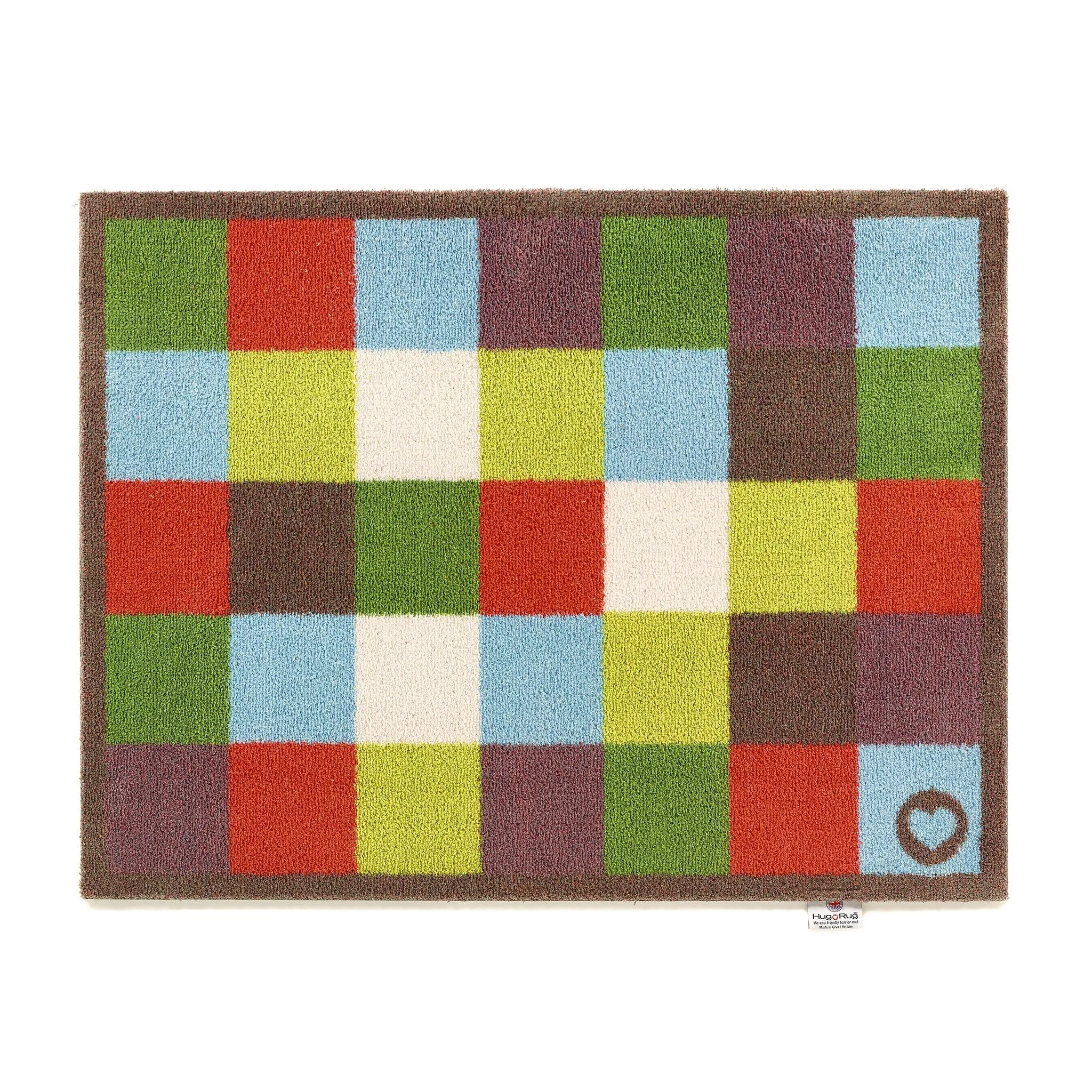 Check 10 Washable Doormat - Multi image