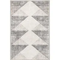 Chevron Eco-Washable Rug - Charcoal, Recycled Polyester