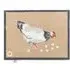 Chicken 1 Washable Doormat - Beige