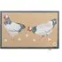 Chicken 1 Washable Doormat - Beige