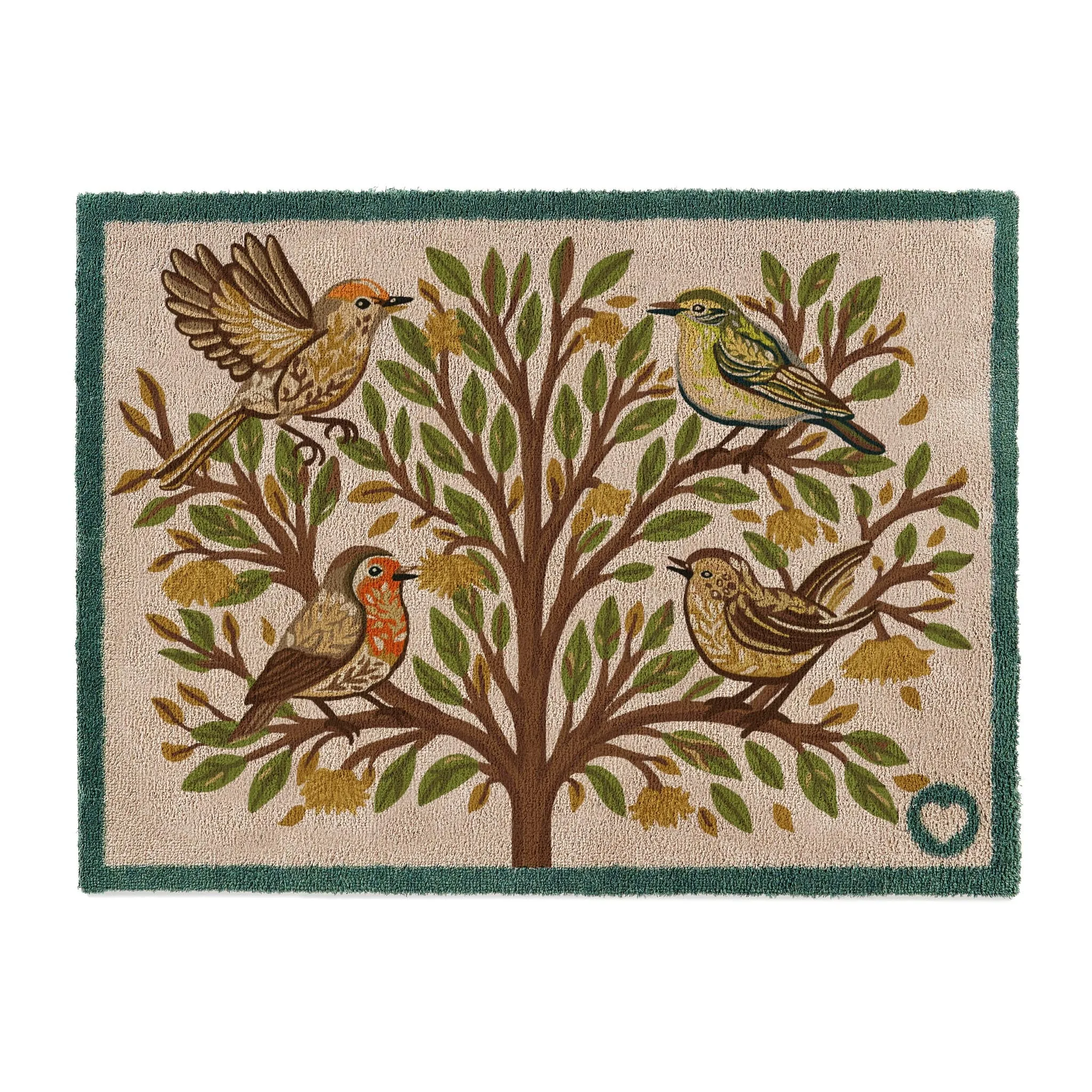 Chorus Bird Charity Doormat 65x85cm - Beige image