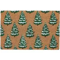 Christmas Trees Coir Doormat - 40x60cm
