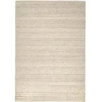 Chunky Knit Rug - Cream, Wool
