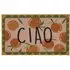 Ciao Orange Coir Doormat - Orange