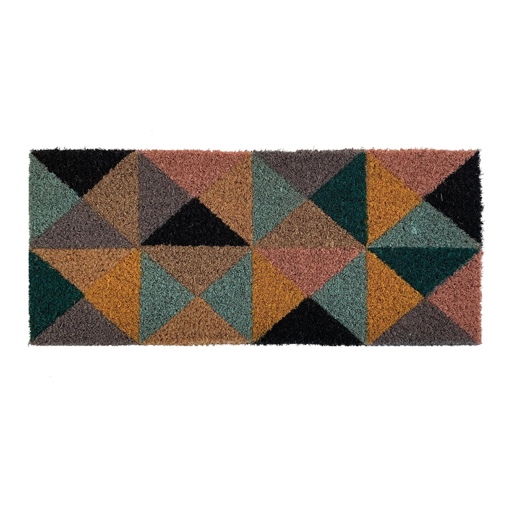 Coir Insert Geo 1 Doormat - Multicoloured