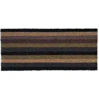 Coir Insert Ocean Stripe Doormat - Multicoloured