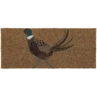 Coir Insert Pheasant Doormat - Natural