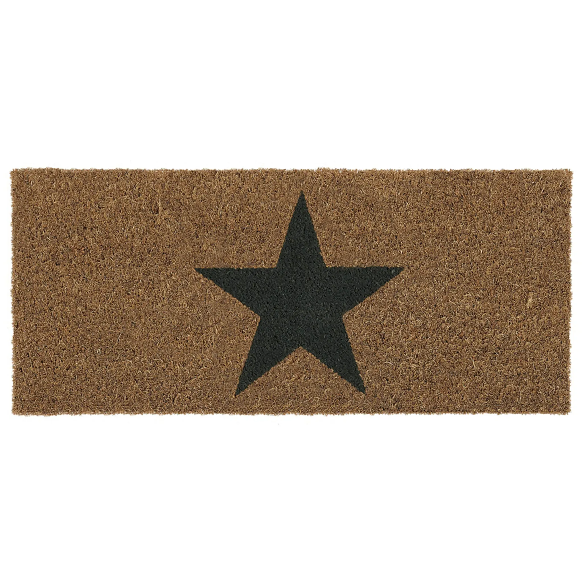 Coir Insert Star Doormat - Natural