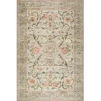Country Paisley Eco-Washable Rug - Beige