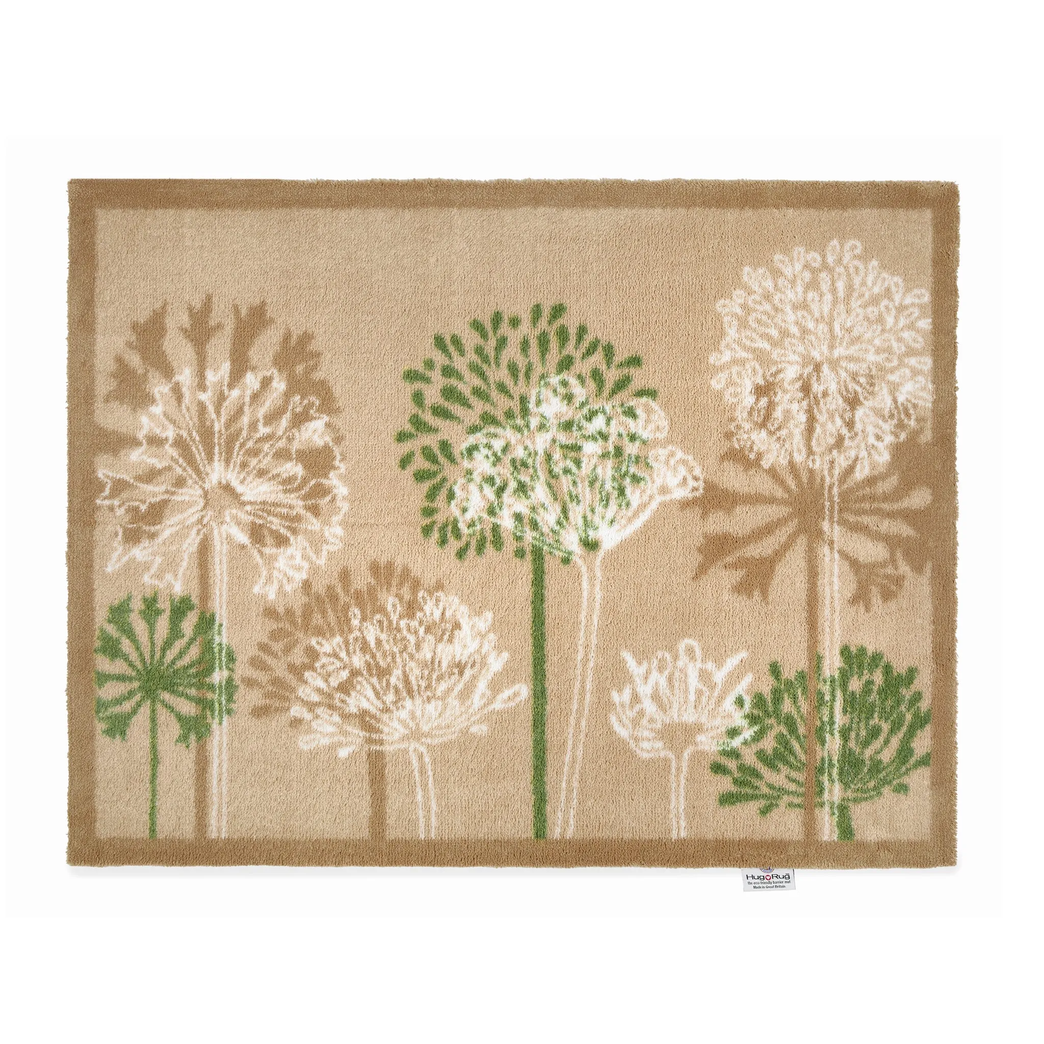 Dandelions Washable Doormat - Beige image