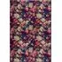 Dark Florals Washable Rug - Navy, Recycled Polyester