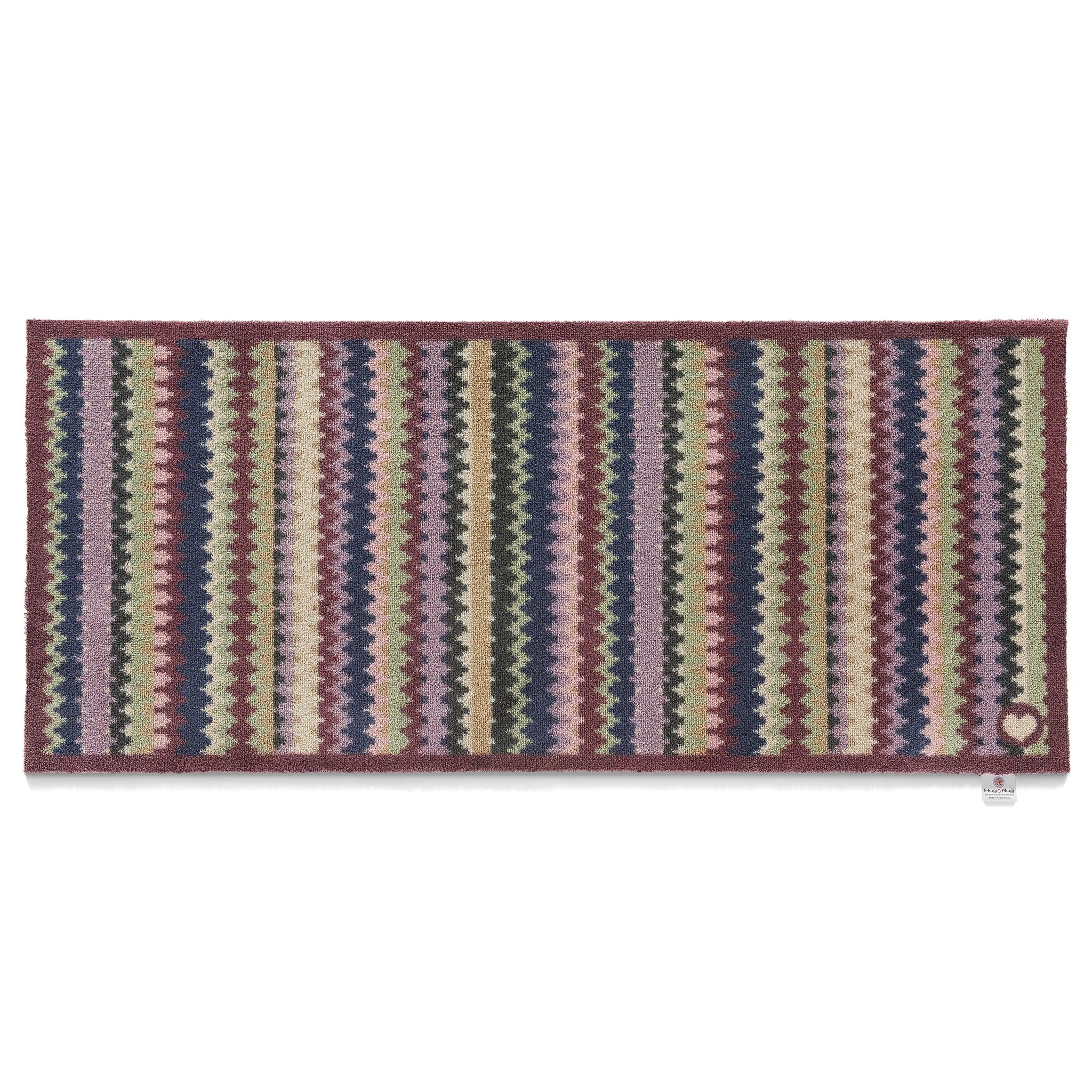 Designer 25 Zigzag Washable Runner - 65x150cm