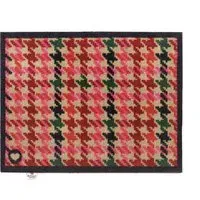 Designer 27 Houndstooth Doormat - Beige