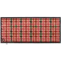 Designer 27 Houndstooth Runner - Beige
