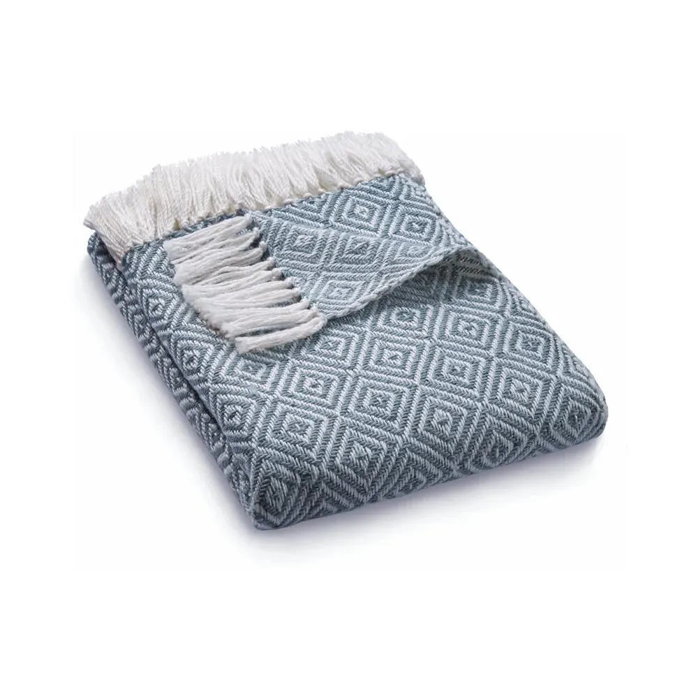 Diamond Throw - Denim Blue image