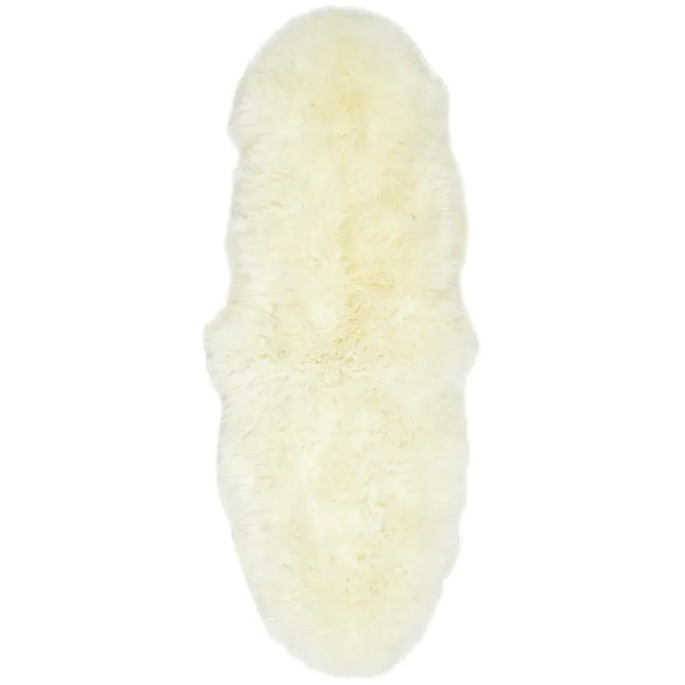 Double Sheepskin Rug - Natural