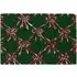 Festive Bows Coir Doormat - Green