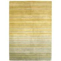Fine Stripes Rug - Ochre, Wool