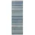 Fine Stripes Runner Rug - Blue, Wool