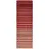 Fine Stripes Runner Rug - Red, Wool