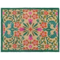 Folk Floral Washable Doormat - 65x85cm
