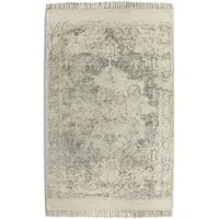 Fringe Rug with Tassels - Mocha, Viscose