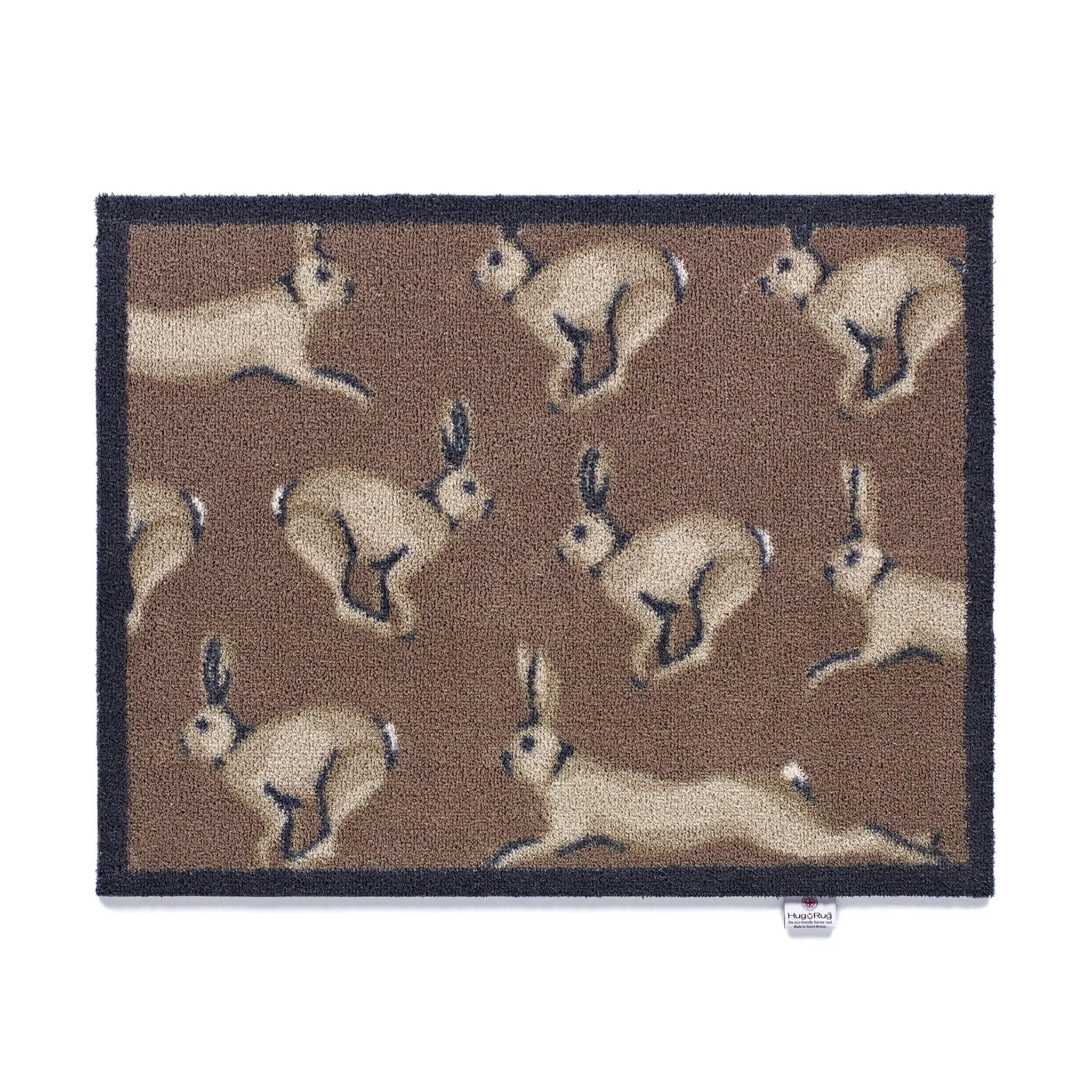 Hare 1 Washable Doormat - Brown image