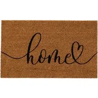 Home Script Coir Doormat - 45x75cm