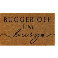 I'm Busy Coir Doormat - 45x75cm