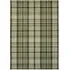 Isla Plaid Washable Rug - Green, Recycled Polyester